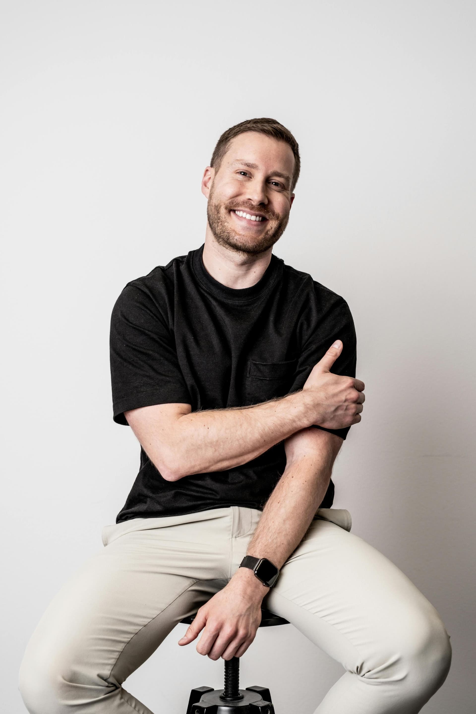 Sales rep preparing for a customer call with sales coaching support